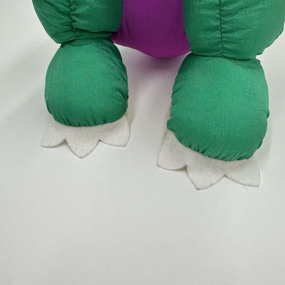 Vintage Nylon Plush Dinosaur Stuffed Animal Celebration by Gibson Greetings (2) - Picture 11 of 16